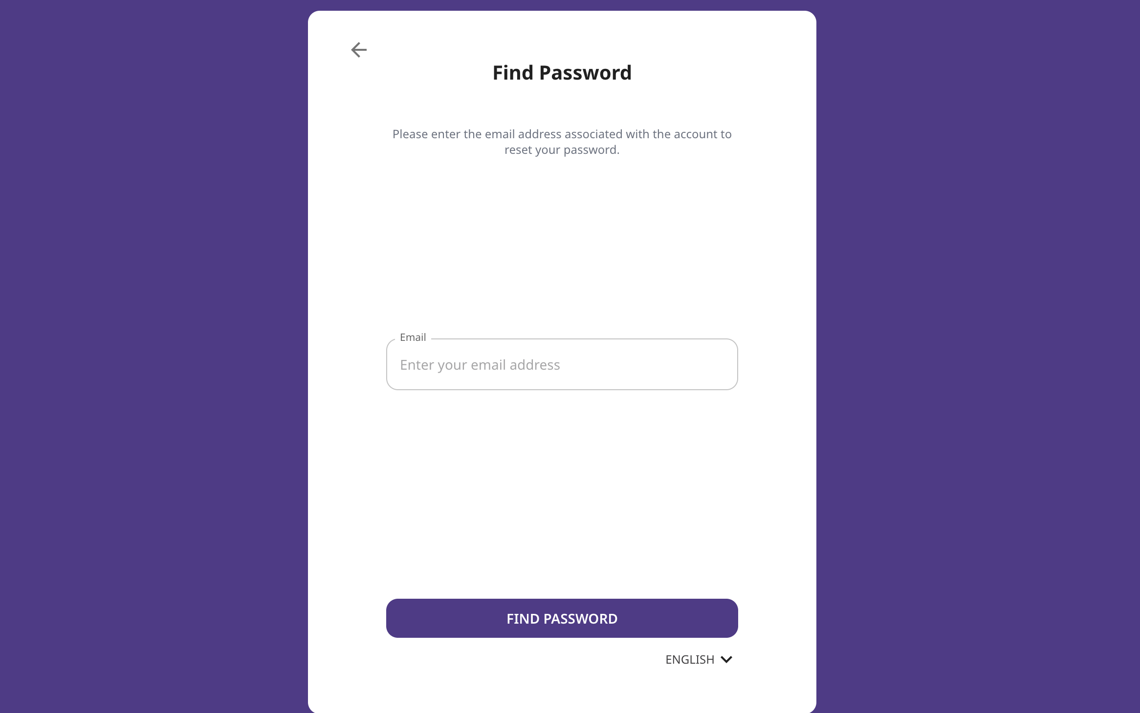 Forgot Password